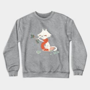 Sneeze Cat Crewneck Sweatshirt